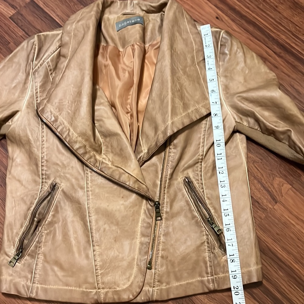 Bagatelle jacket , distressed , moto , faux leather jacket - Picture 15 of 15